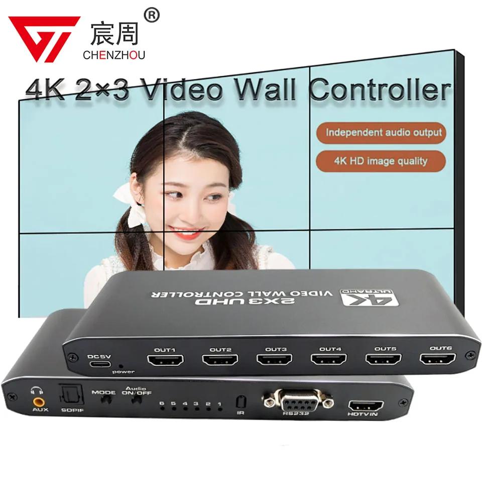 HDMI   Ʈѷ, 4K HDMI  ũ  ƼĪ μ, TV ö̽ ÷, 2x3, 1x2, 1x4, 1x3, 2x1, 3x1, 4x1, 6